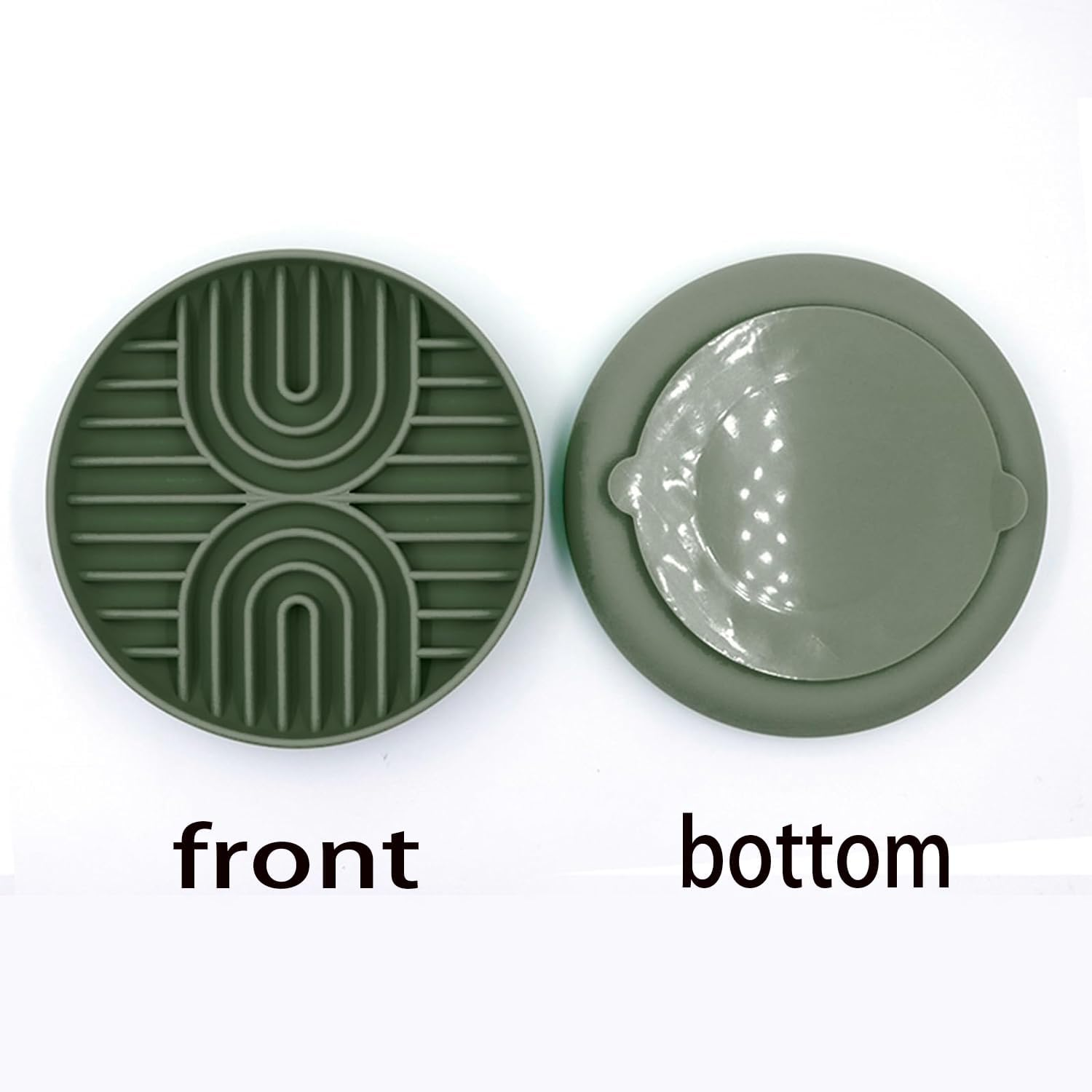 Lxcshljx Slow Feeder Dog Bowls, Silicone Dog Bowl with Suction Cups, Cats Losing Weight Bowl, Non-Slip Lick Mats Weight Control for Small Medium Large Dog Reduces Boredom，Puzzle Feeding Pet Bowl