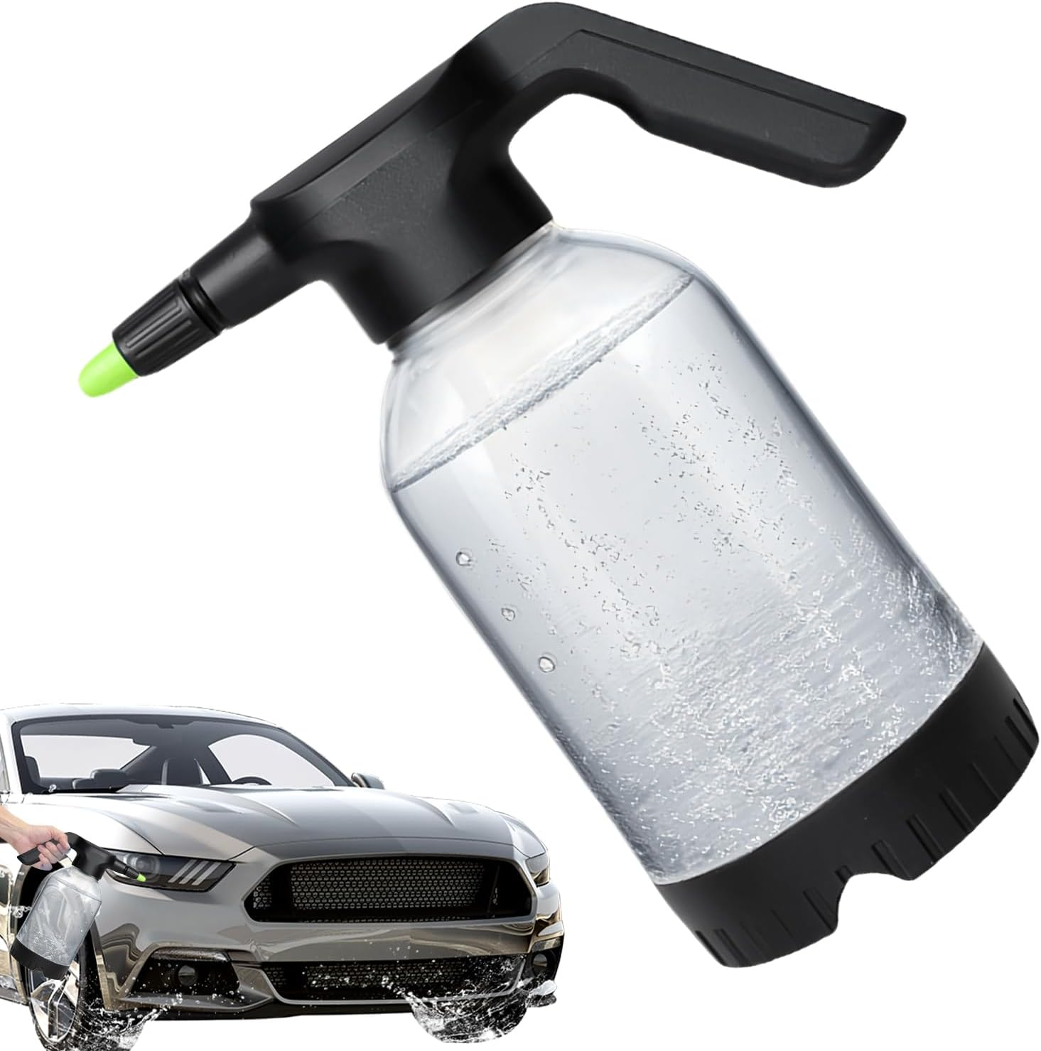Foaming Spray Bottle Car Wash | 2L Electric Automatic Plant Mister Watering Can - Automatic Automotive Washing Cleaning Plant- Watering Kettle for Home Garden
