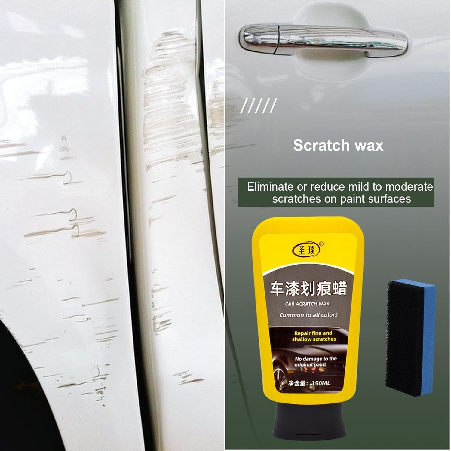 Car Scratch Repair - 150Ml Universal Auto Paint Restorer - Car Detailing Accessories, for SUV, Truck, Sports Car, Mini Van Borato image number 3