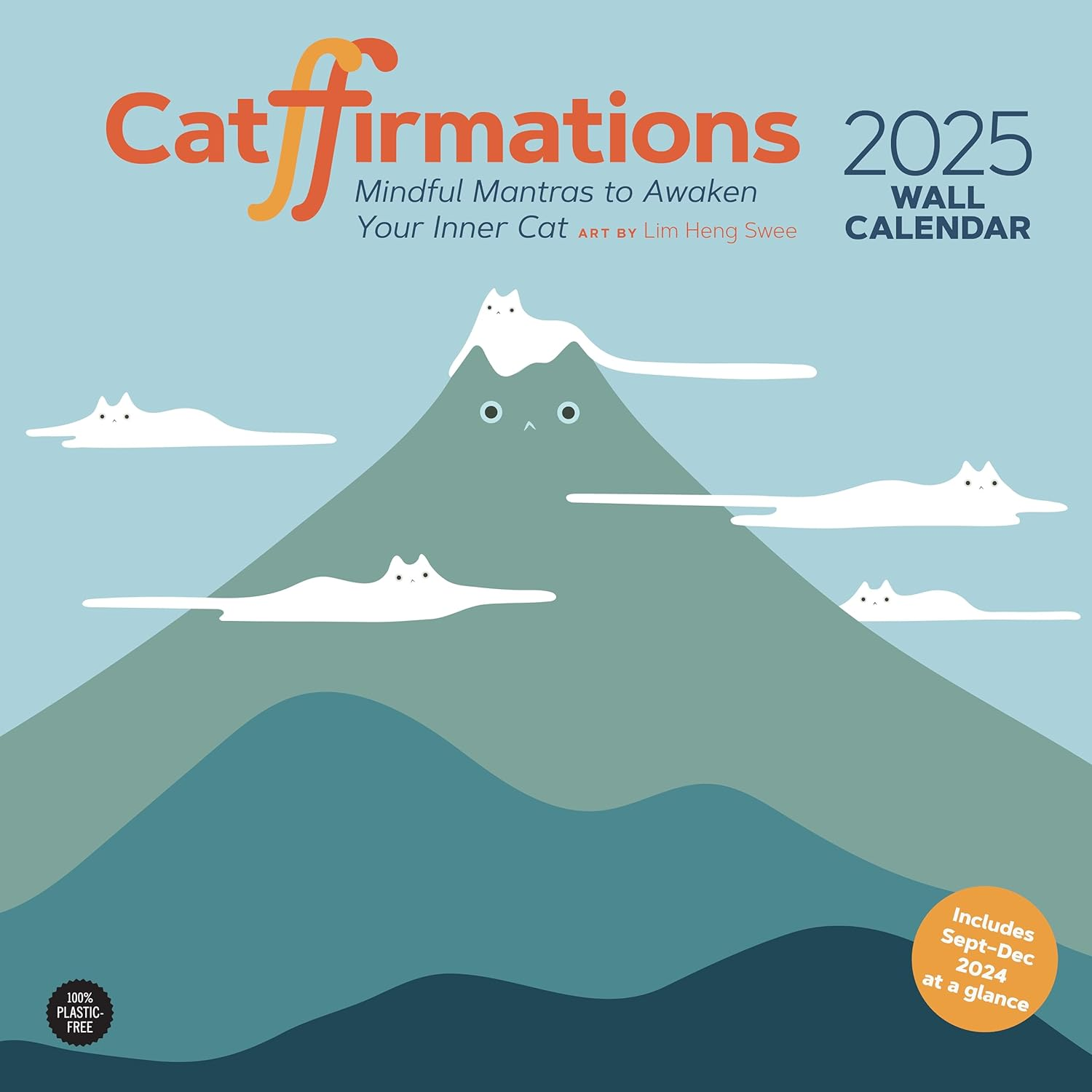 Catffirmations 2025 Wall Calendar image number 1