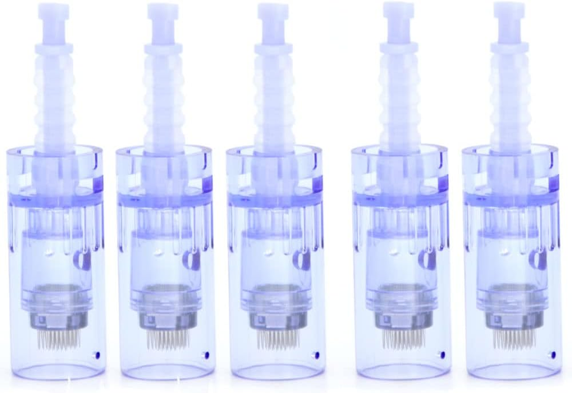 5Pcs Derma Pen Dermapen Mircroneedling Pen Needles Cartridges Tips Derma Roller 42Pins Needle Cartridges A6 Replacement (42Pins) image number 4