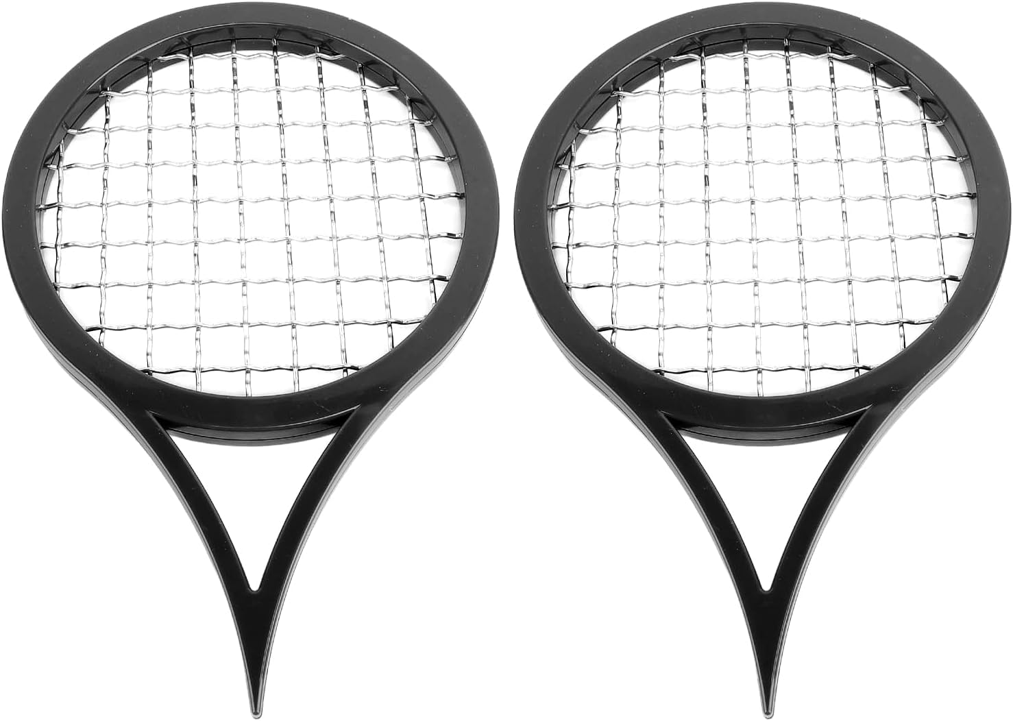 Tennis Racket Style Hair Twisting Comb, 2Pcs Black Tennis Racket Style Hair Twisting Tool, Plastic Women'S Curly Hairs Twist It up Combs image number 6