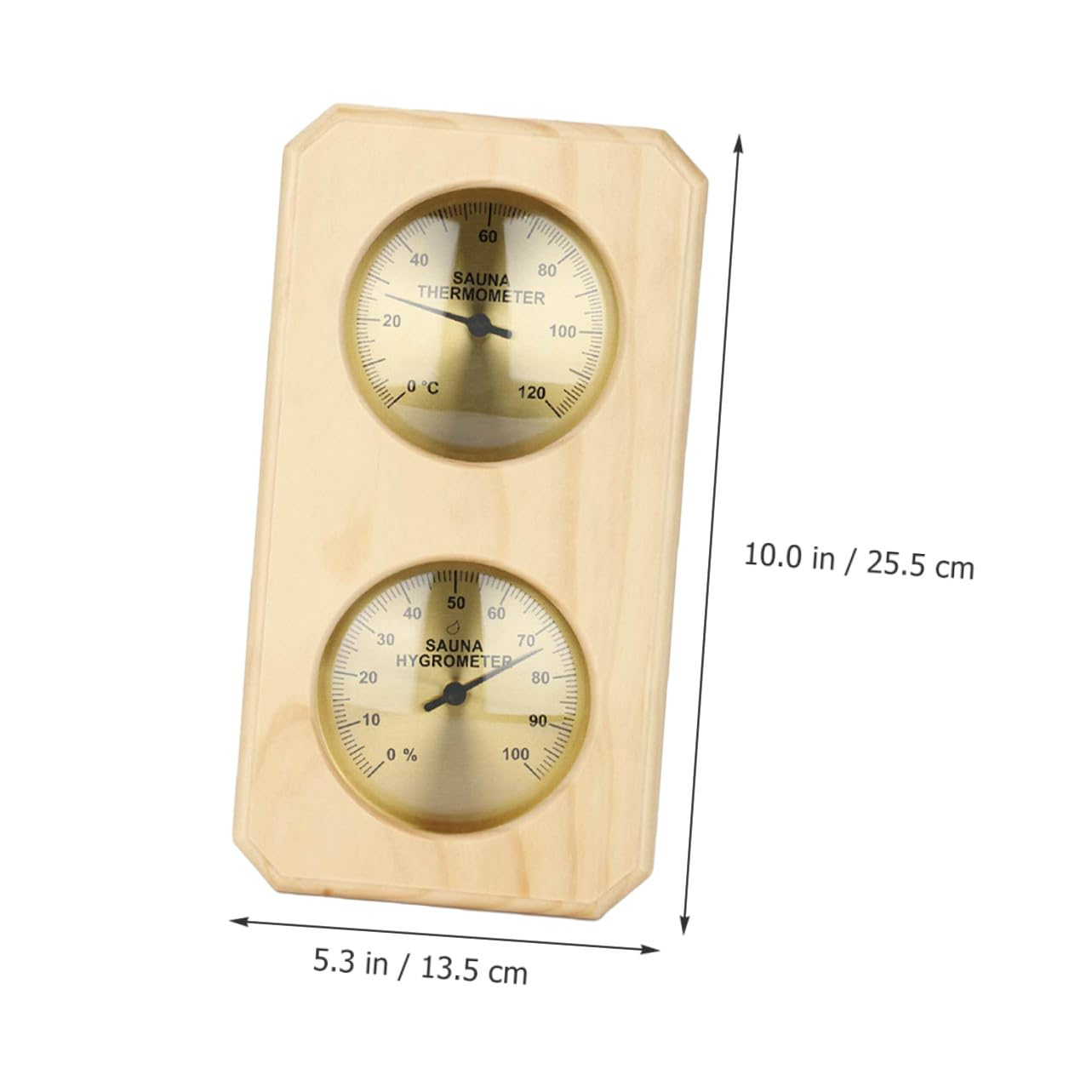 POPETPOP Thermohygrometer for Home Dual-Use Wall Thermometer Accurate Humidity Indoor Temperature Gauge for Sauna image number 6