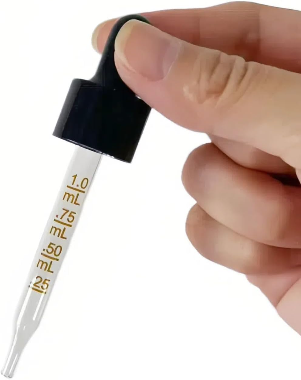 10 Pack 30Ml Amber Glass Dropper Bottles with Measured Eye Dropper - Refillable Empty Tincture Bottles for Essential Oils, Perfume Oils, Aromatherapy and Travel Use