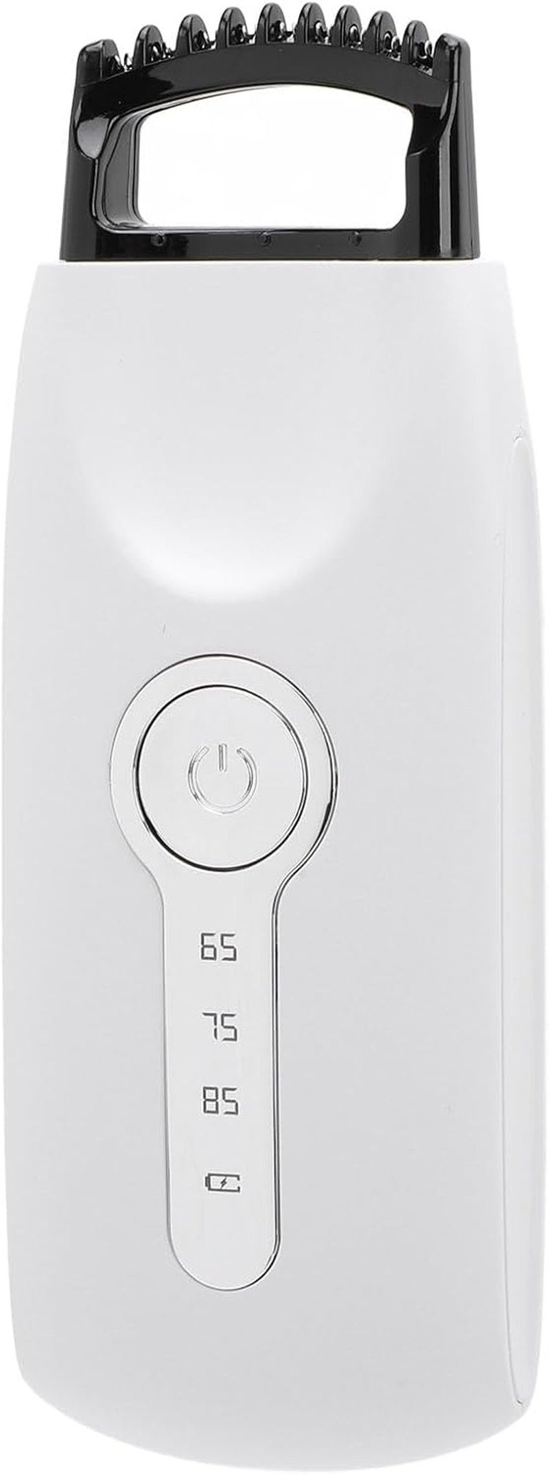 Electric Heated Eyelash Curler Rechargeable - Portable Mini Lash Curler with Quick Heating & Temperature Control (White)