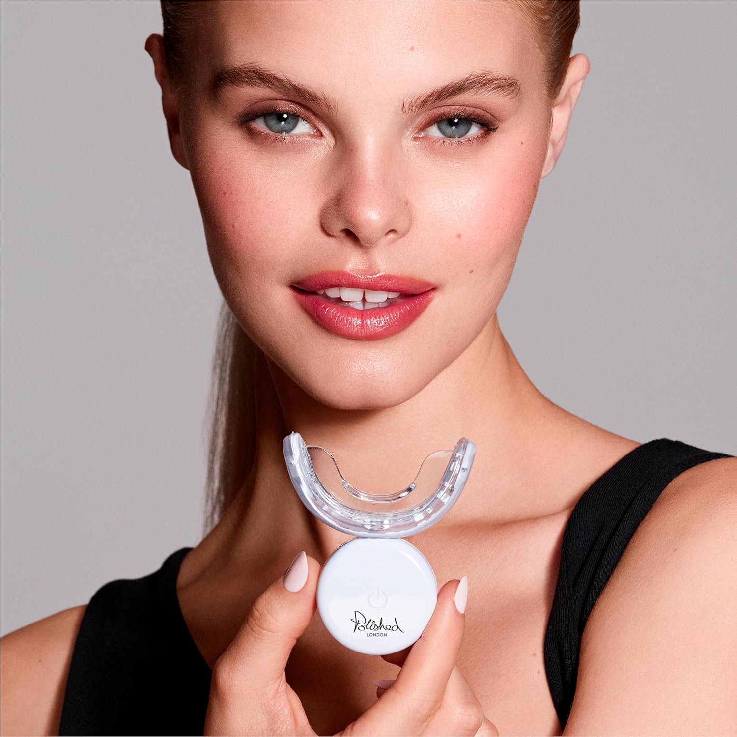 Polished London Teeth Whitening Kit with LED Dual Light ? PAP Pro Formula, Peroxide-Free, Vegan, No Sensitivity, up to 10 Shades Whiter, Enamel Safe, Dentist Approved, Home Use image number 5