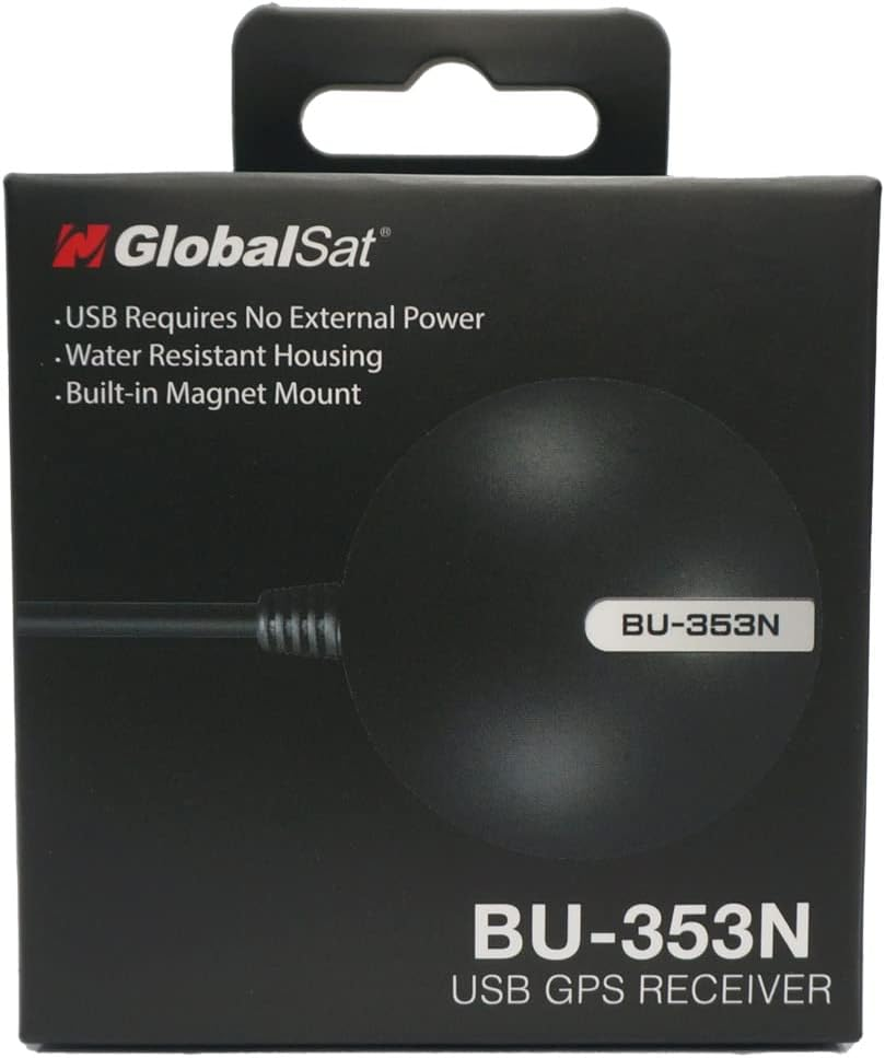 Globalsat BU-353N USB GPS Receiver, Black image number 3