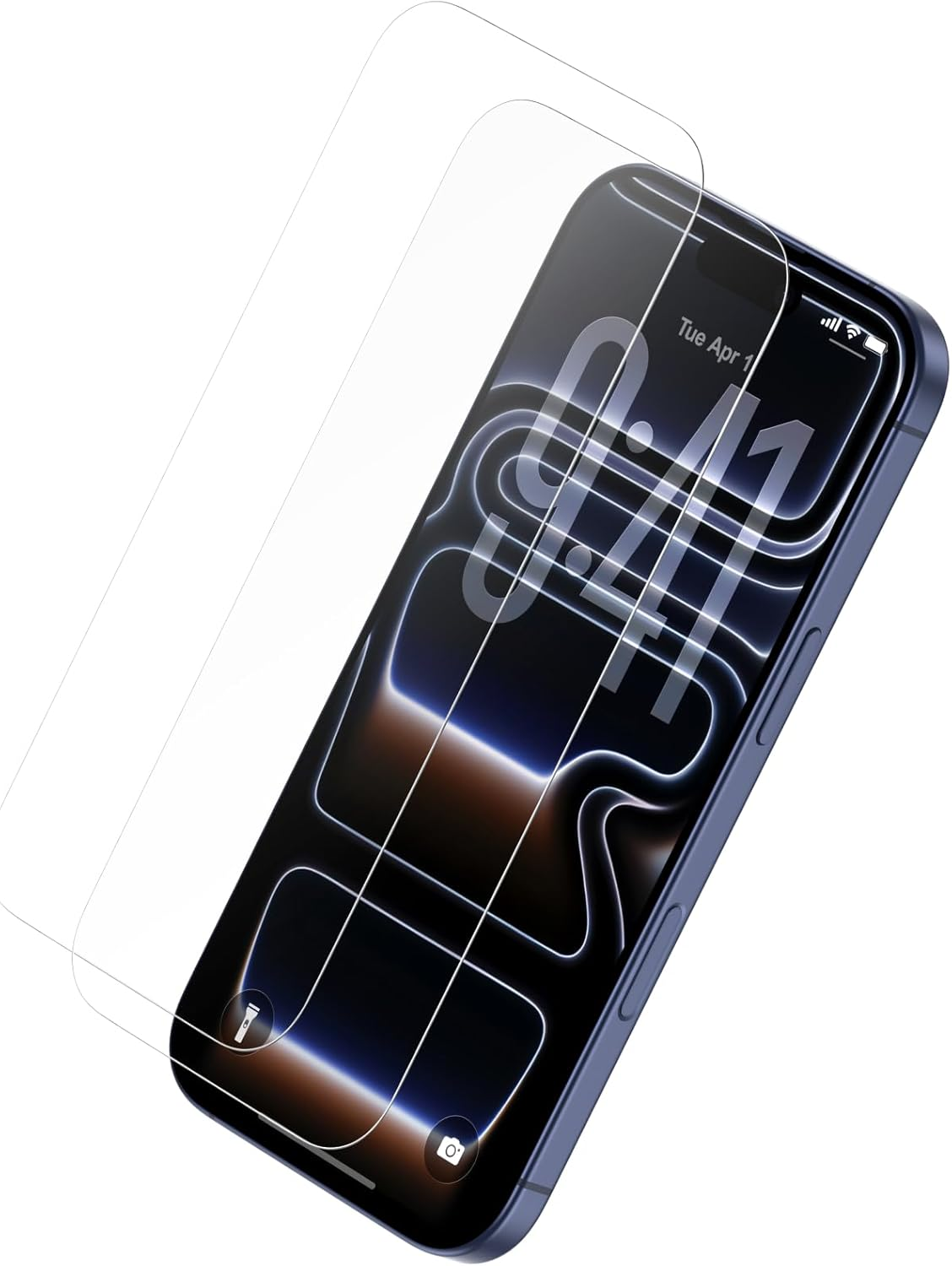 Belkin Screenforce Temperedglass Screen Protector for Iphone Pro Max Scratch-Resistant Impact Protection W/Included Easy Align Tray for Bubble Free Application - 2 Pack