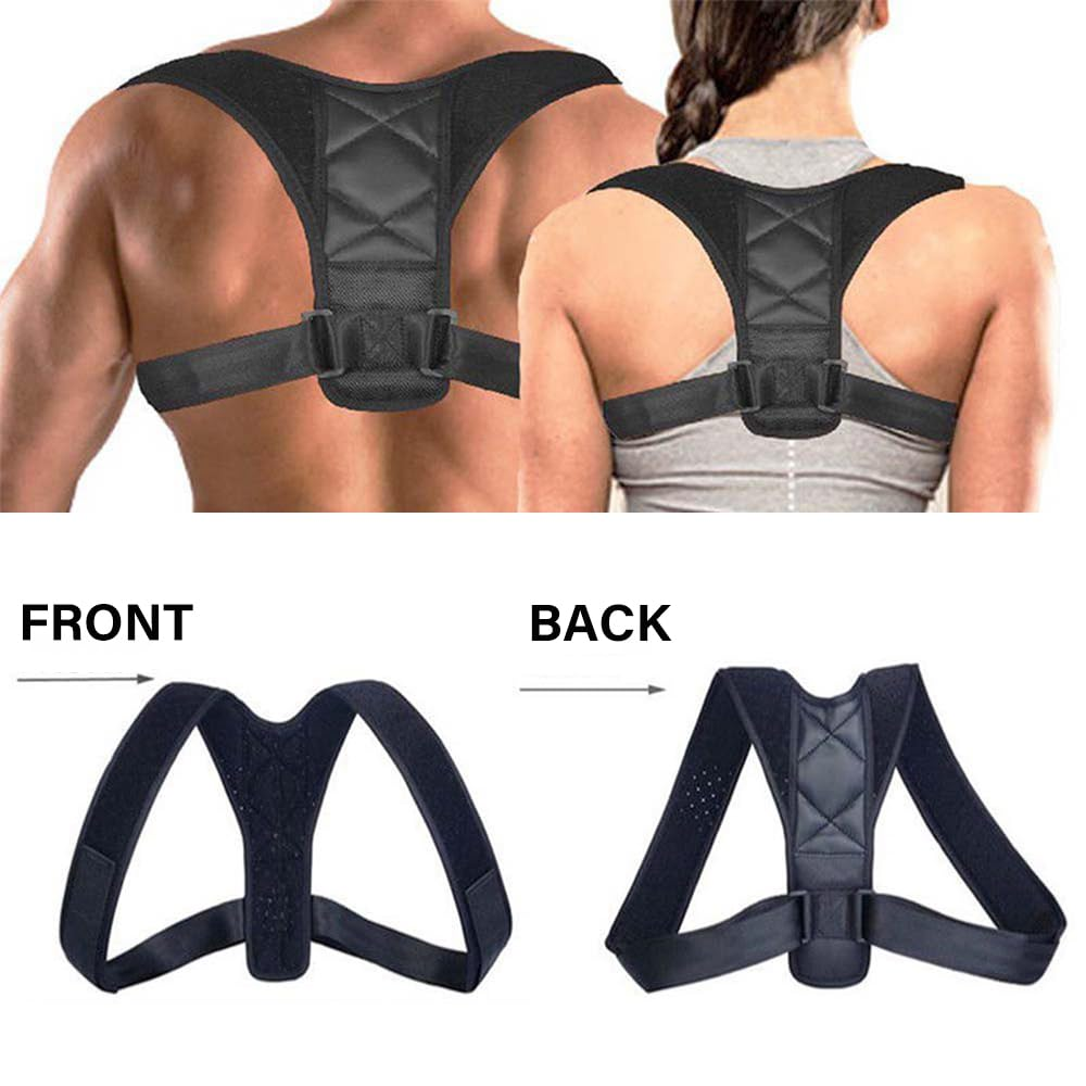 Posture Corrector ，Adjustable Back Brace Shoulder Brace for Female, Male and Adolescent Back Posture Correction to Relieve Shoulder Pain, Comfortable Neck and Upper Clavicle Support Device image number 6