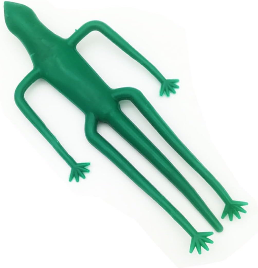 LALAFINA 5PCS Cartoon Animal Garden Ties Lizard Style Green Plant Support Bands Reusable Tree Branch Organizers for Gardening and Decorative Use image number 6