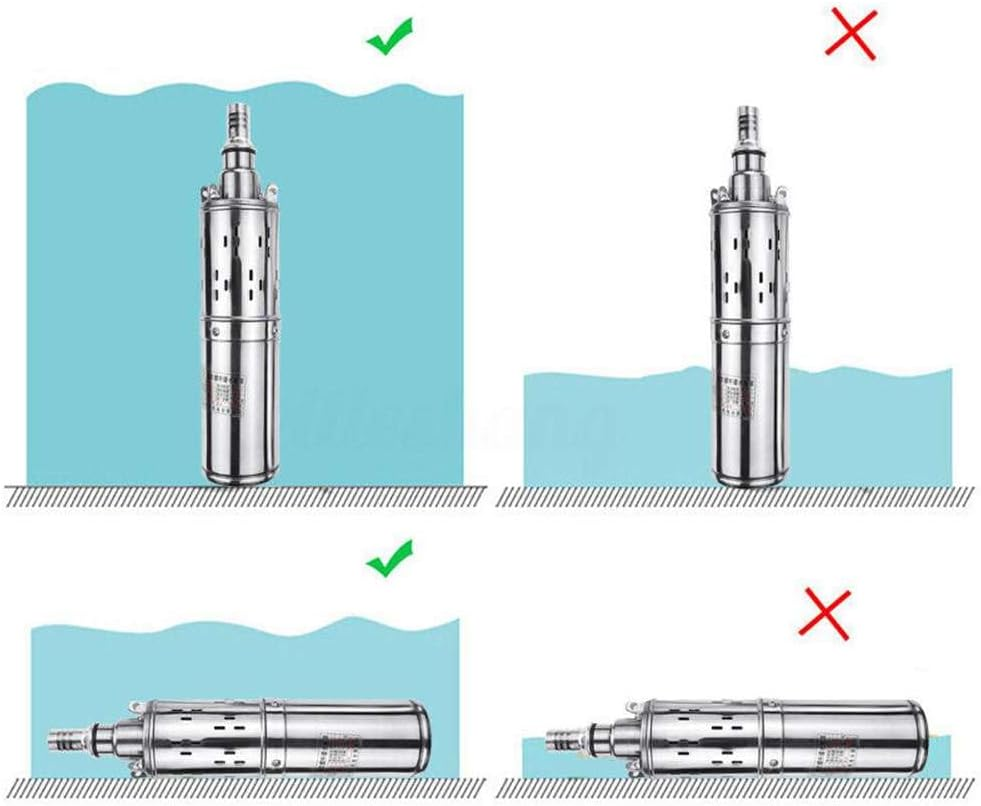 12V 3M&sup3;/H Solar Clear Water Pump Screw Submersible Bore Farm Hole Power Well image number 1