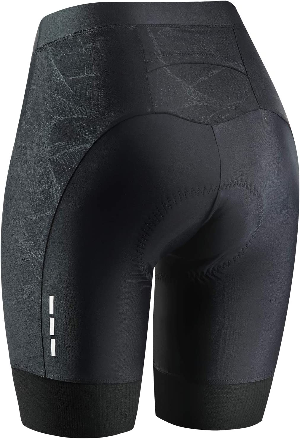 SOUKE Womens Cycling Shorts 4D Padded Biking Bicycle Bike Half Pants with Wide Waistband