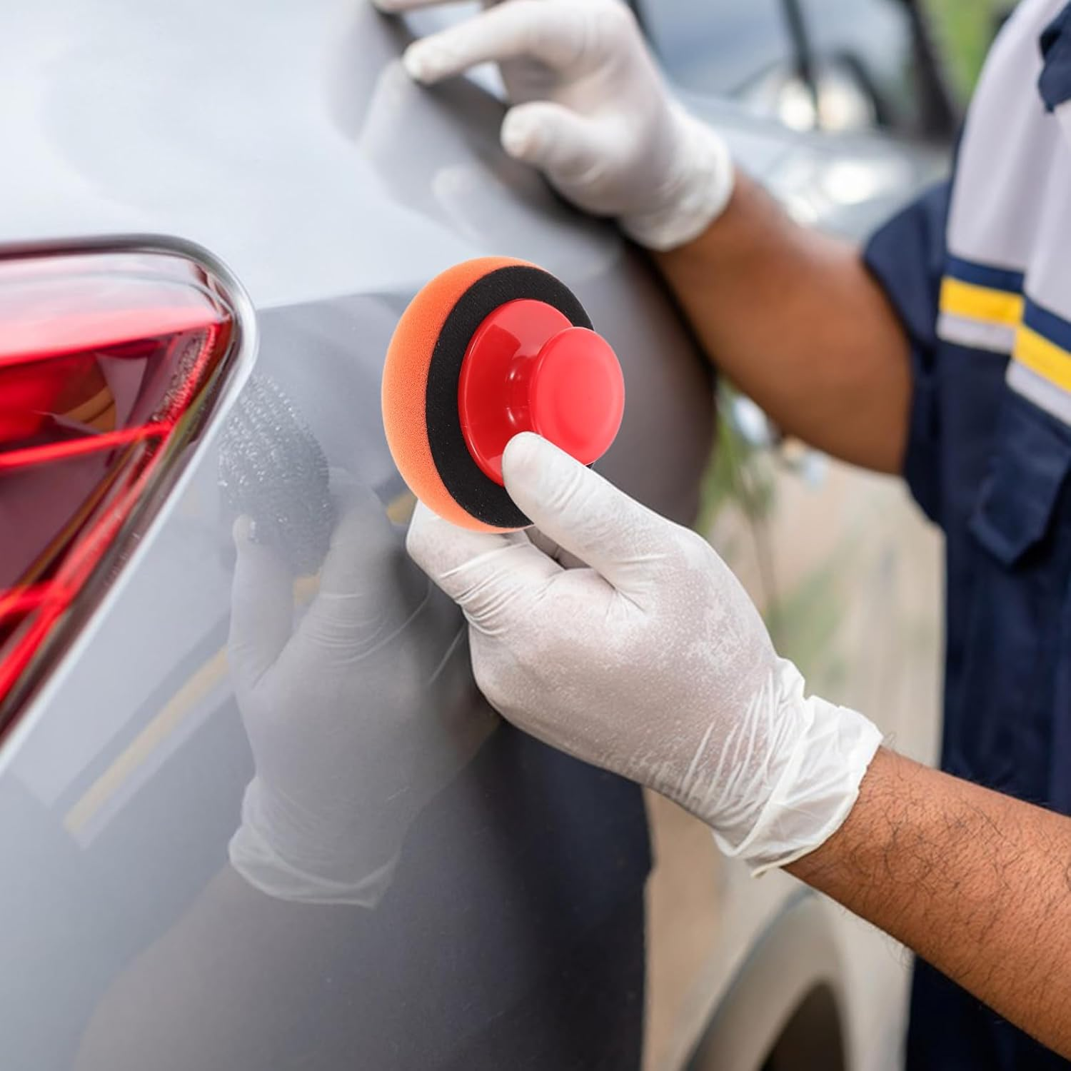 ABOOFAN Waxing Sponge Pad for Car Detailing Tool Car Buffer Pads Comfortable Grip for Wax Removal and Polishing for Automotive Accessories Cleaning image number 2