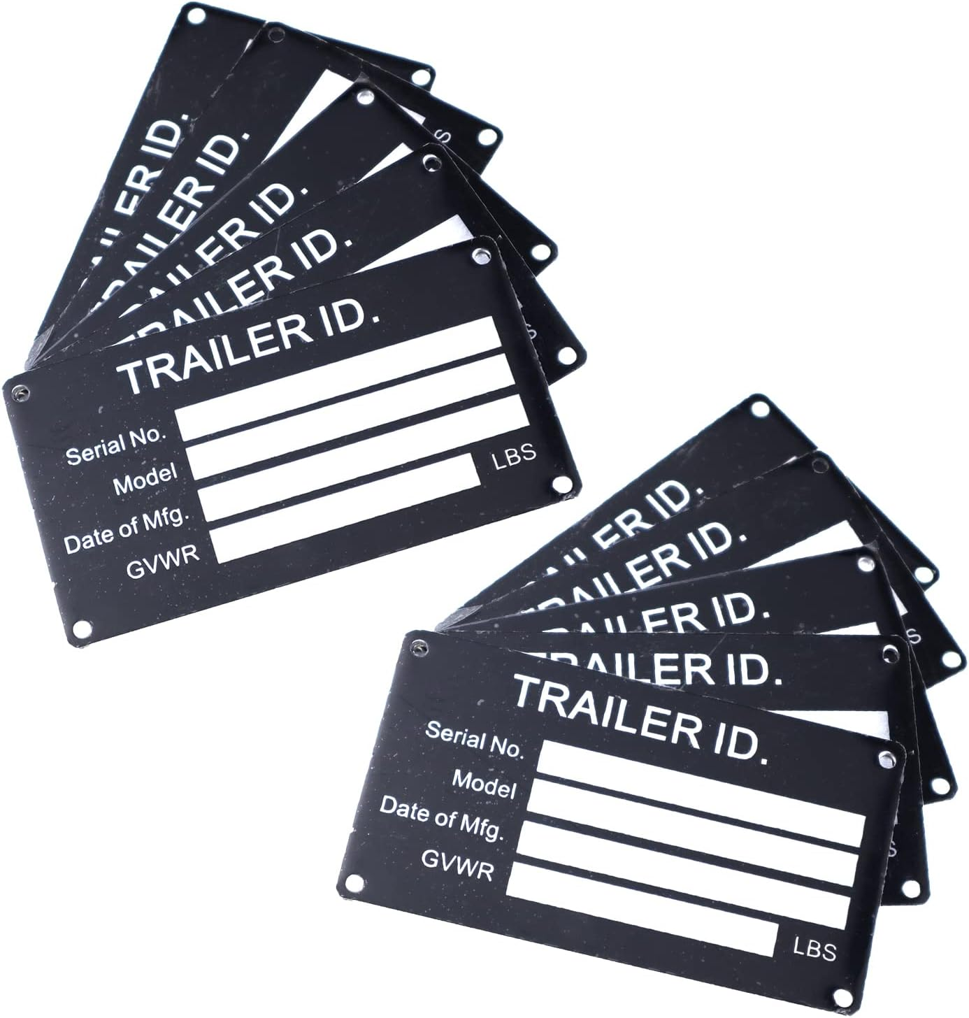 VIN Serial ID TAG Plate Data Blank CAR Truck HOT Rod Equipment Trailer 4Mm Number & Letter Stamp Punch Set(4Mm Number)
