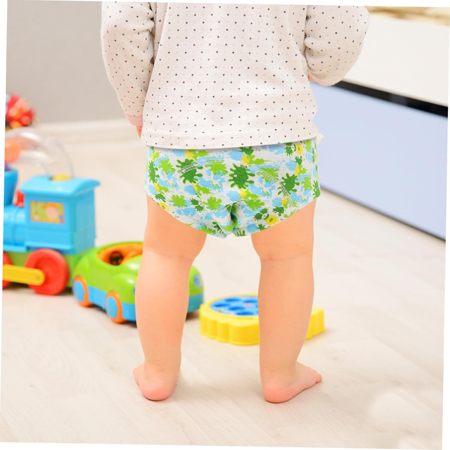 SHERCHPRY 3Pcs Reusable Swim Diaper Breathable Washable Swim Pants for Boys Comfortable Training Underwear image number 5