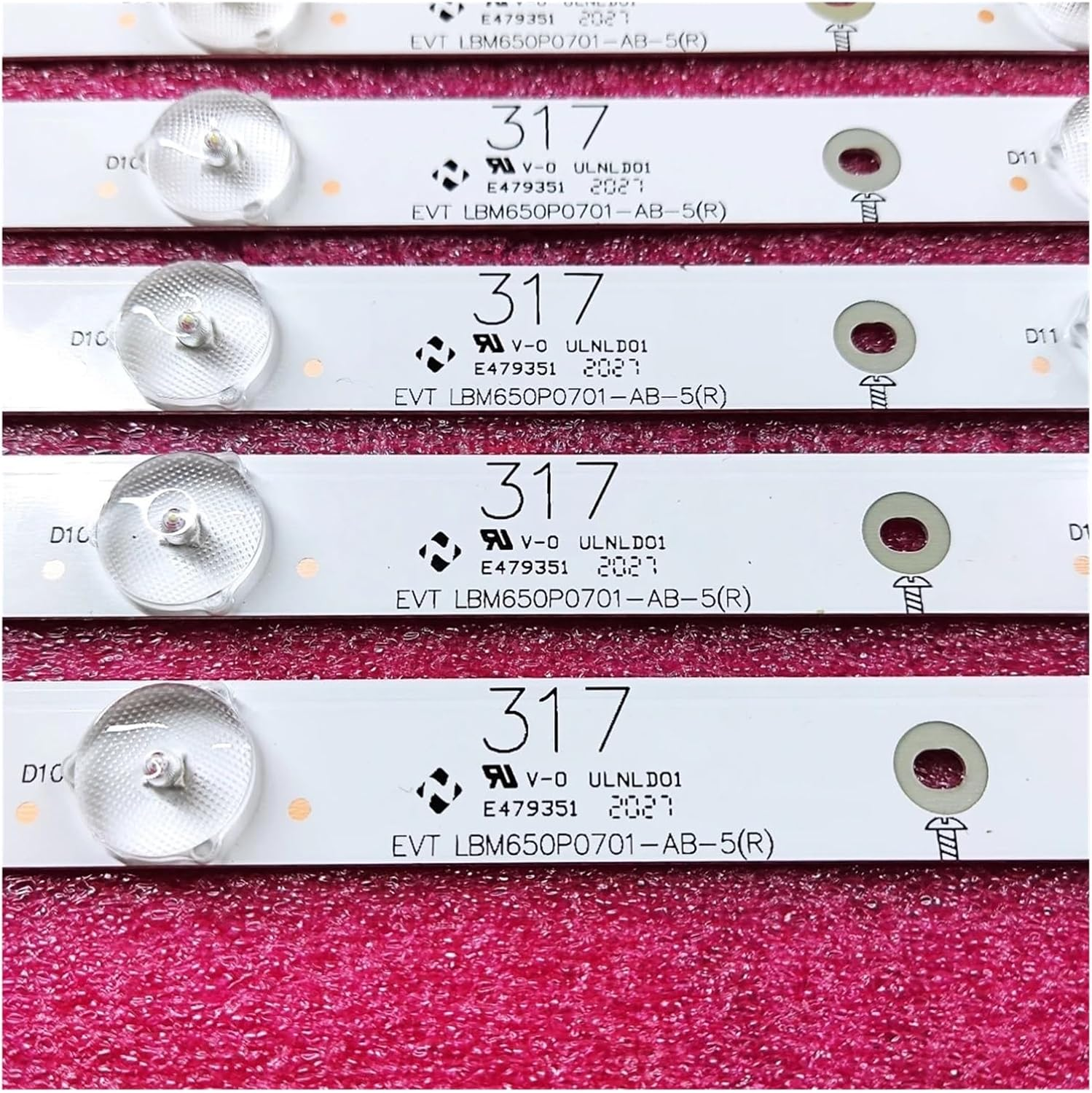 LED Backlight Strip for 65"Tv 65PUF6652/T3 65PUS6121/12 65PUF6656/T3 A.-OC LD65P19U LB-PC3030-GJUHD658X14ADM2-L/R-H B image number 2