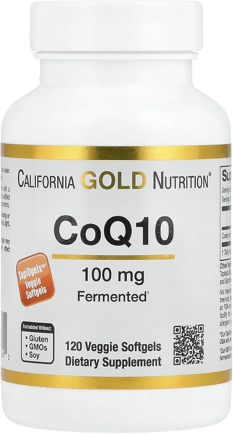 California Gold Nutrition Coq10, 100 Mg, 120 Veggie Softgels image number 2