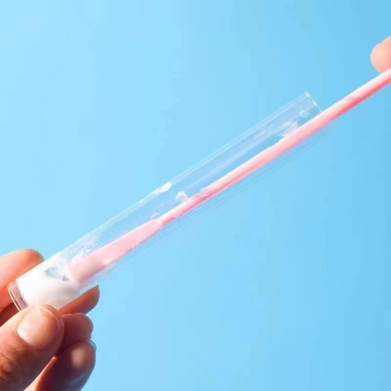 Beauty Spatulas, 2 Piece Set, Large and Small ， Makeup Spatula Tool for Small Aperture Cosmetic Bottle|| Mini Spatula | Flexible and Reusable | Scraper Head Measures Only 0.7Cm Pink image number 3