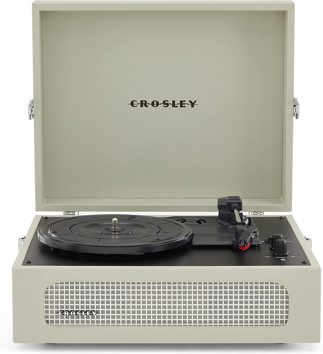 Crosley Voyager Portable Bluetooth Turntable (Dune) and Van Halen - Fair Warning [Bundle] image number 1