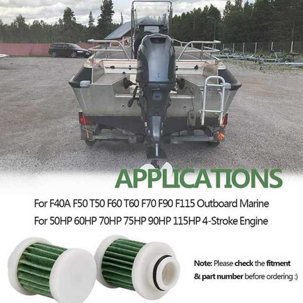 12Pcs 40-115Hp 4-Stroke Filter for F40A F50 T50 F60 T60 Engine Marine Outboard Filter 6D8-WS24A-00 image number 6