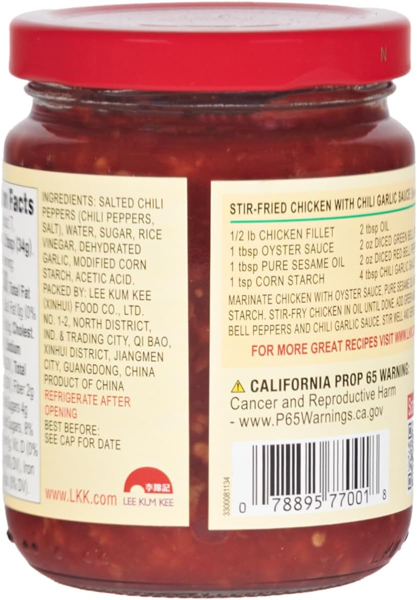 Lee Kum Kee Chilli Garlic Sauce, 227 G image number 5
