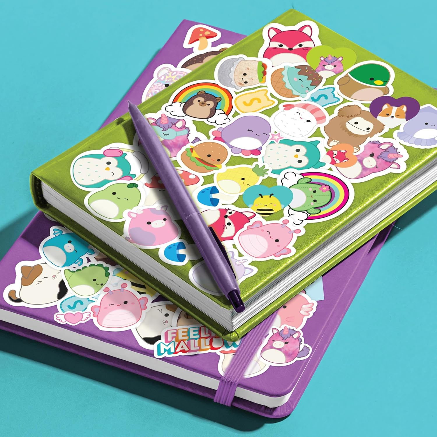 Kaleidoscope Squishmallows Ultimate Sticker Bomb Carry Case - Hundreds of Stickers, Pencil Case, and Activity Book