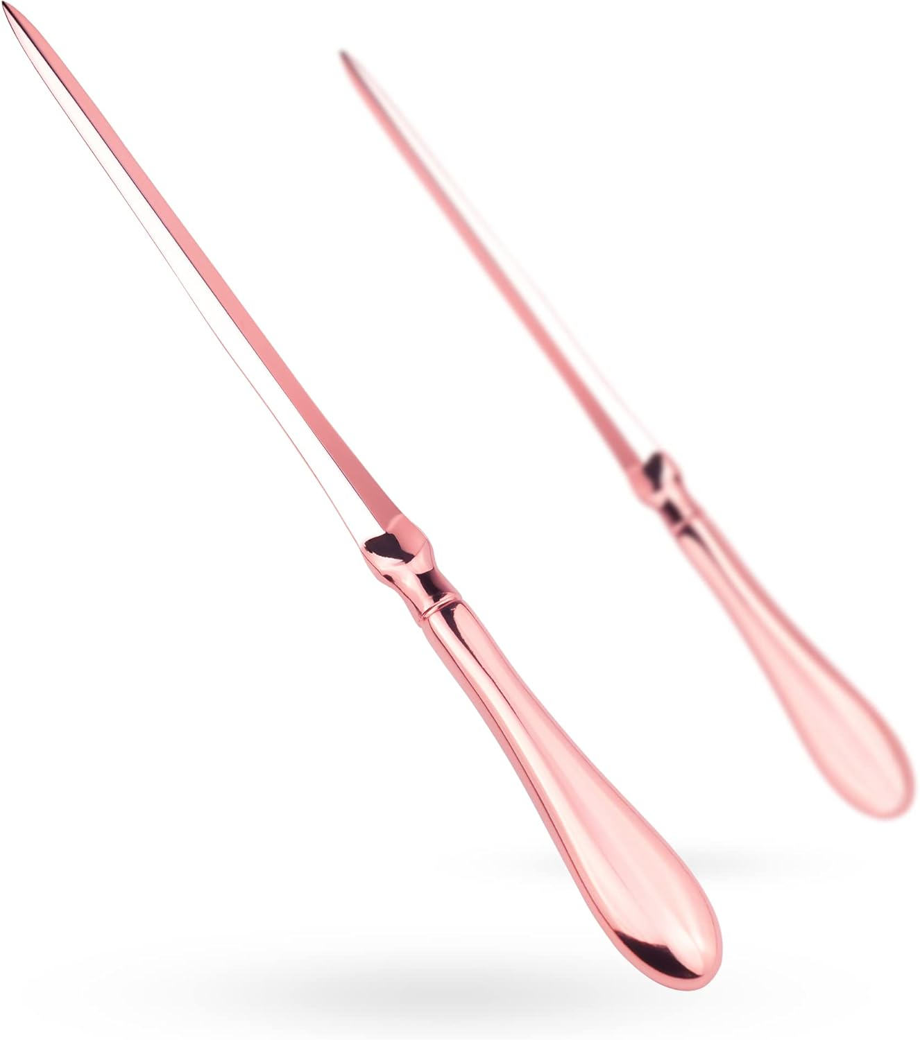 Rose Gold Letter Opener, Envelope Opener Knife Metal Letter Opening Knife, Paul Revere Paper Cutting Knife, 9 Inches (1 Pack)