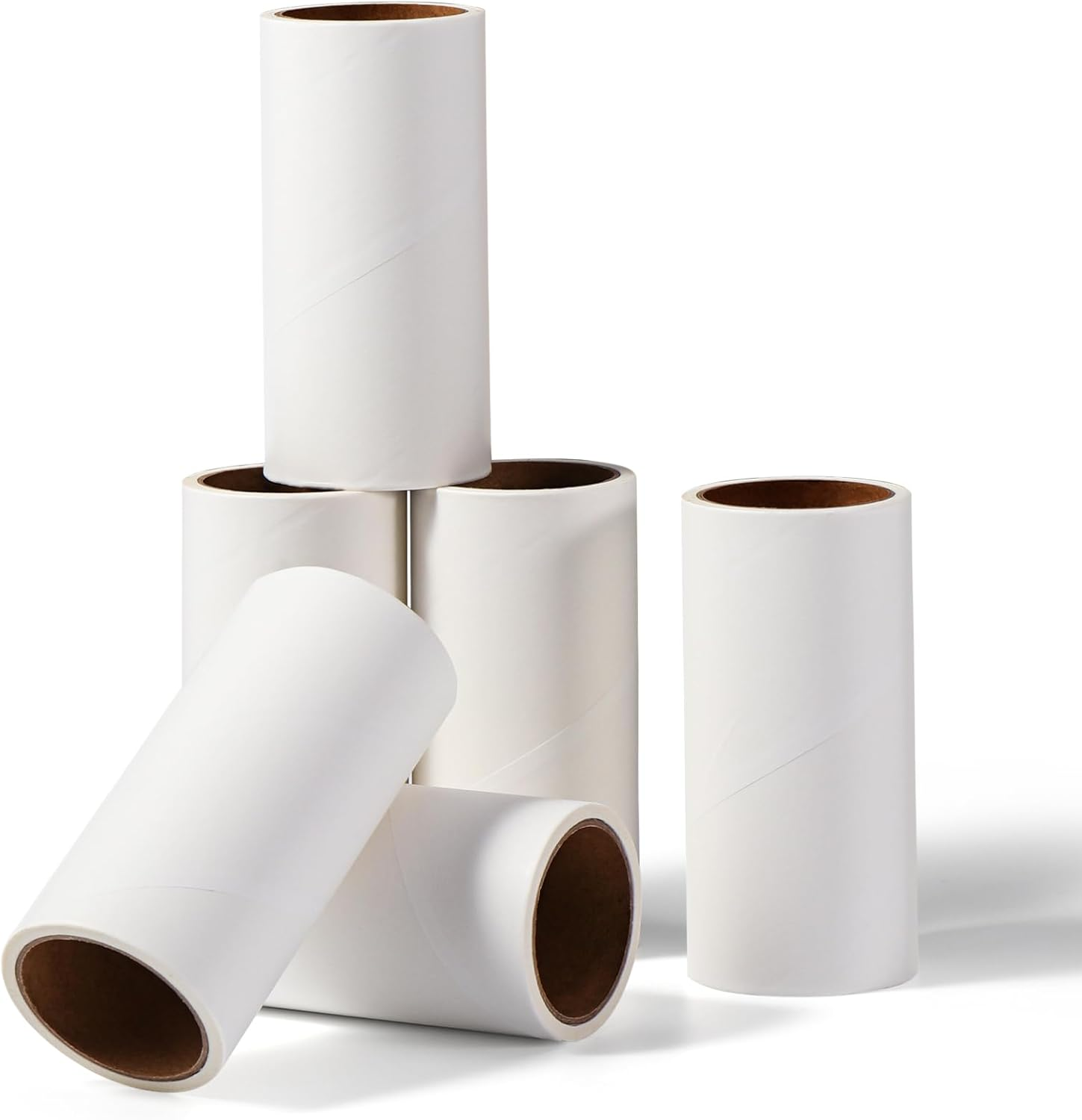 Vinabo Lint Refills, 6 Rolls of 60 Sheets Each, Total 360 Sheets, Extra Sticky Pet Hair Replacement Rollers for Clothes, Beds, Carpets, Pet Hair of Cats/Dogs image number 4