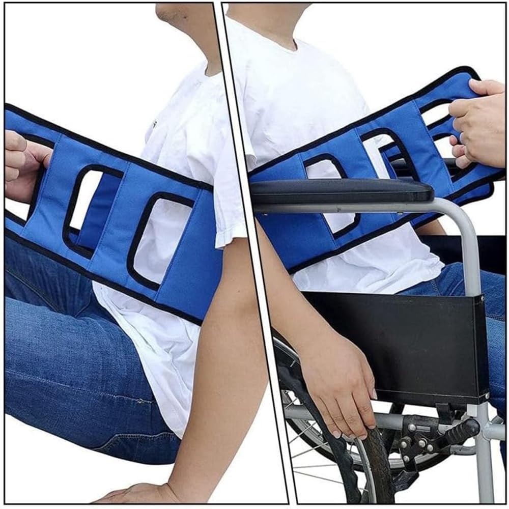 Padded Transfer Belt &ndash; Mobility Standing Assist Sling for Seniors, Handicap and Bariatric Patients, Lift Aid for Safe Transfers from Bed, Car and Chair image number 5