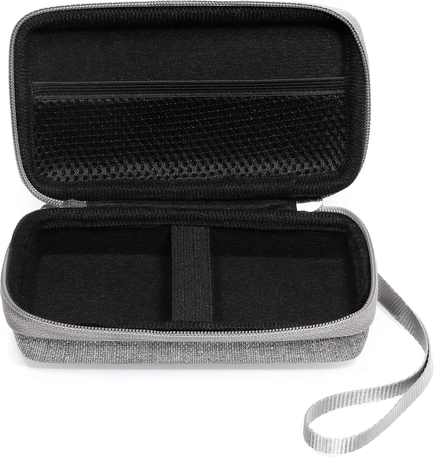 Casesack Case for Inseego Mifi M2100, M2000 Hotspot, Verizon Wireless Jetpack 8800L 4G LTE - Black With Gray Zipper image number 3