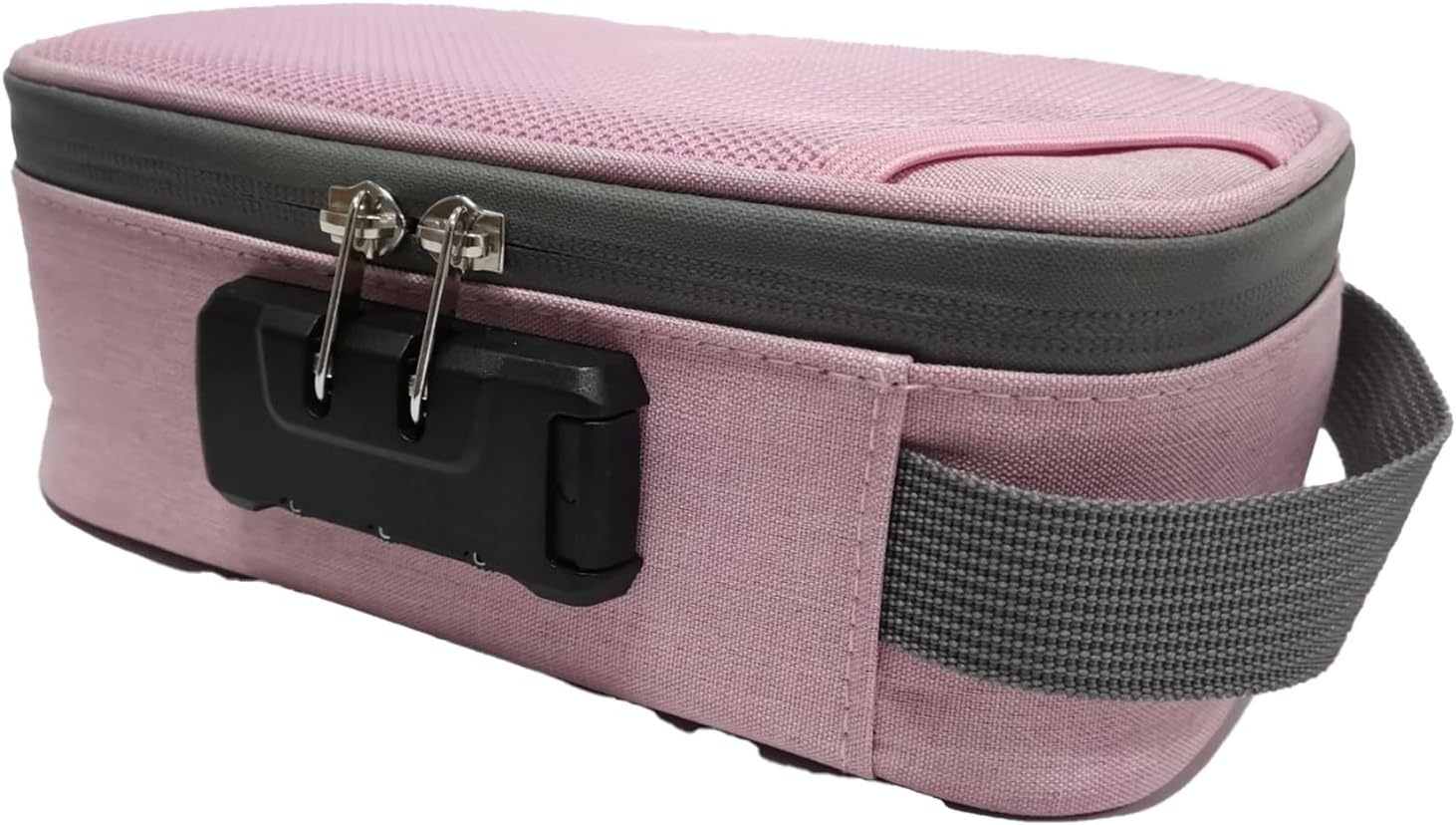 Makeup Organiser Bag Lockable Box for Brushes and Cosmetics Travel-Friendly Makeup Bag Storage Bag with Combination, A