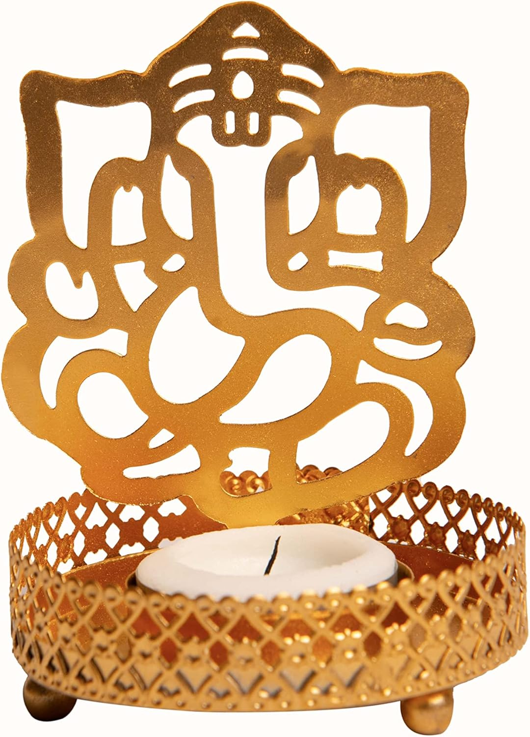 Wc_Shadow Religious Candle Holders for Christmas & Home Decorations Catholic Alter for Home Tealight Stand Cross for Candles Cross Holder Stand for Gift Jesus Candle Holder (Pack of 2)