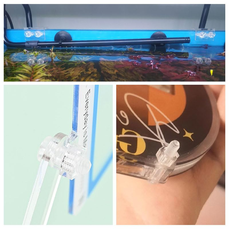 20 Pcs Clear Plastic Bolt Nuts Set, M6 Phillips Bolt Hex Nut Kit anti Corrosion Suitable for Electronics Model Fixing