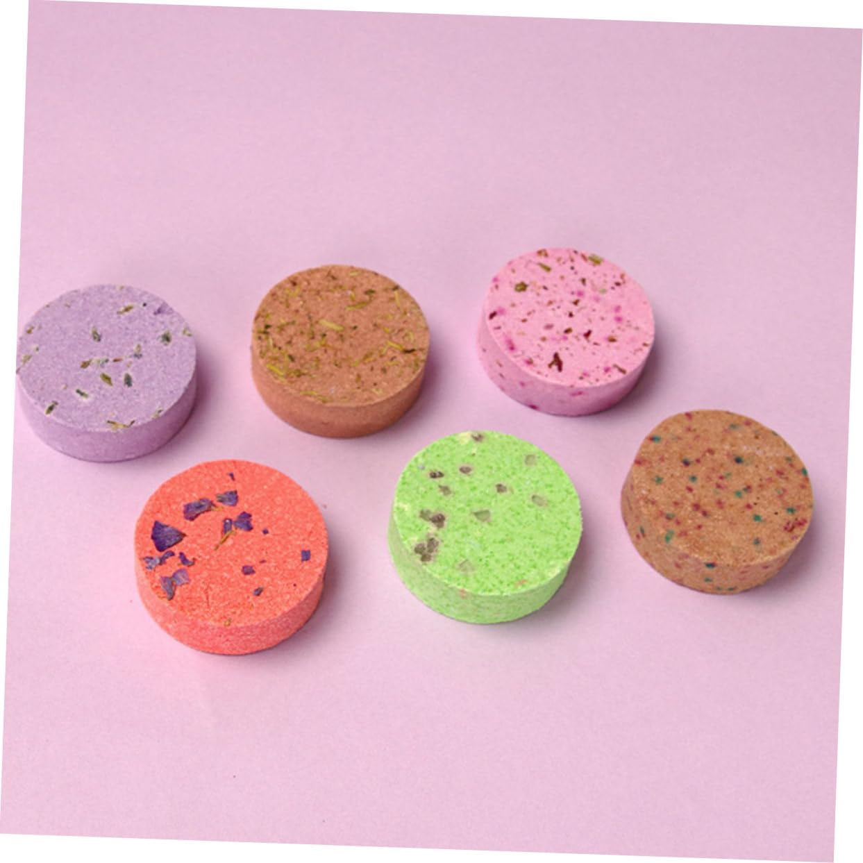 6Pcs Bath Salt Tablets Aromatherapy Dead Sea Tablets Spa Experience at Home Pamper image number 2