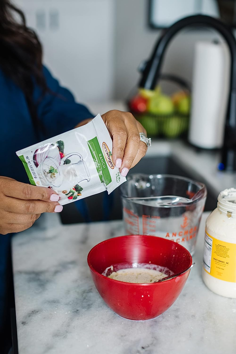 Mrs. Wages Ranch Dressing and Dip Mix, 0.8 Oz, Pack of 12 image number 3