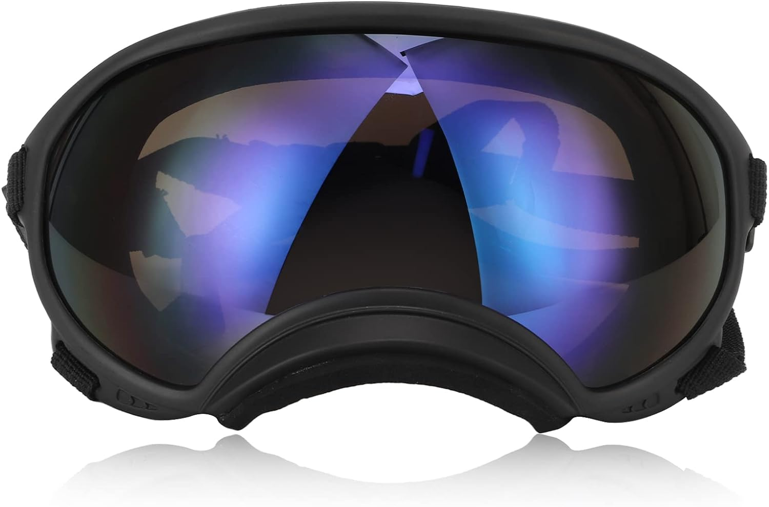 UV Sunglasses Small Funny Pet Dogs Goggles Wind Dust Fog Protection Eye Wear Protection Windproof anti Fog Sunglasses with Adjustable Strap for Medium Large Breed Dog Mixed Color