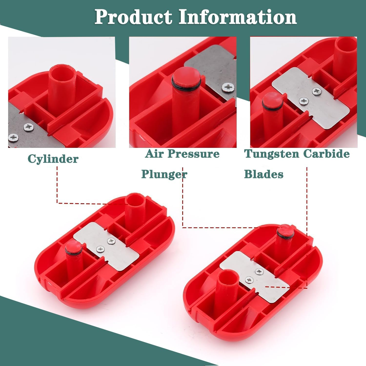 KEWAYO Woodworking Edge Banding Trimmer, Edge Trimmer Tool Wood Edge Trimmer Anti-Slip Edge Banding Tool Edge Banding Cutter for Woodworking Wood Veneer (Red) image number 6