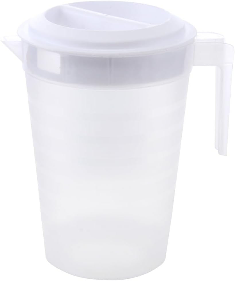 Leona Co Large 1.6L Water Jug, Plastic Juice Cold Drink Pitcher with Lid, BPA Free Water Jug for Cold Beverages, Iced Tea, Juice, and Lemonade image number 3