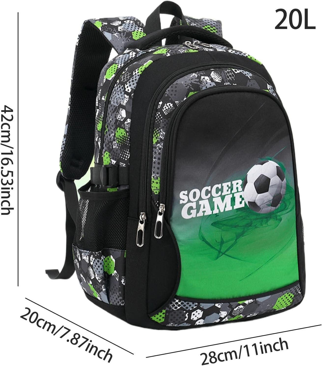 Backpack for School | Large Bookbags Boys Travel Bag | Waterproof, Teen Boys School Backpack, Classic School Bookbags, for Boys & Girls - 35L image number 6