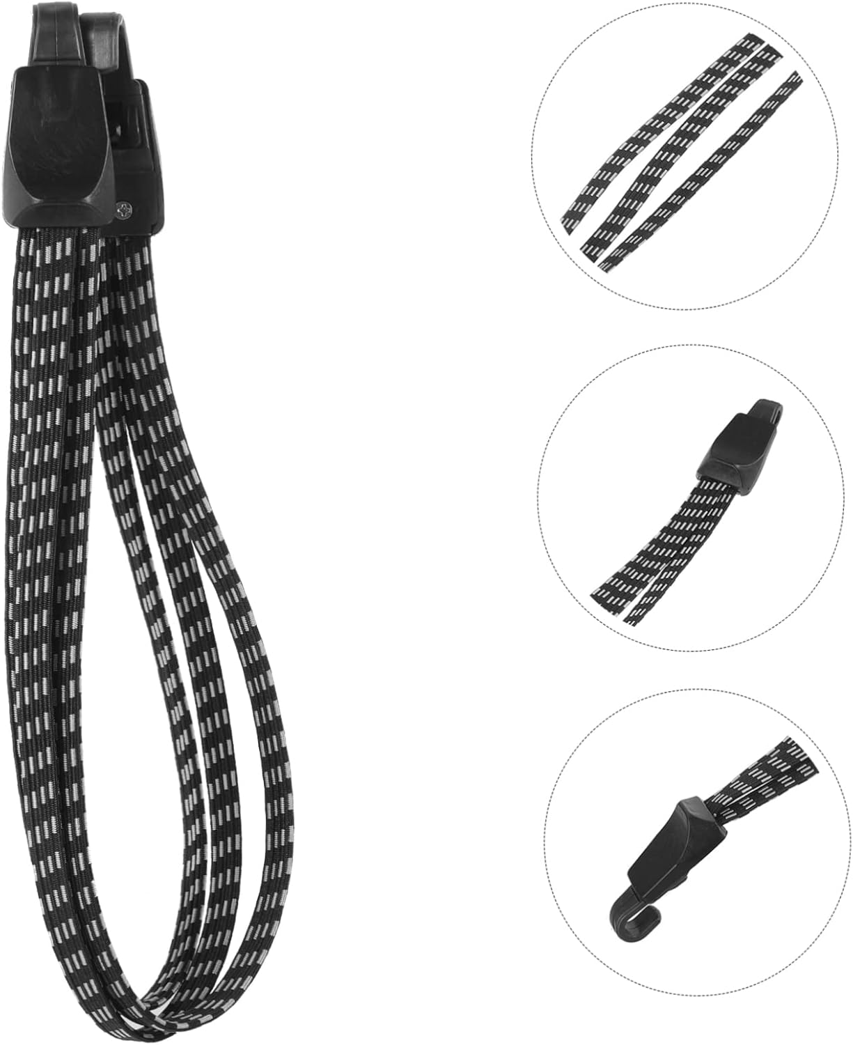 GAXIRE Bicycle Luggage Straps Elastic Bungee Cord Heavy-Duty Cargo Binding Belt Fixing Strap for Mountain Road Bikes Travel Outdoor Use image number 3
