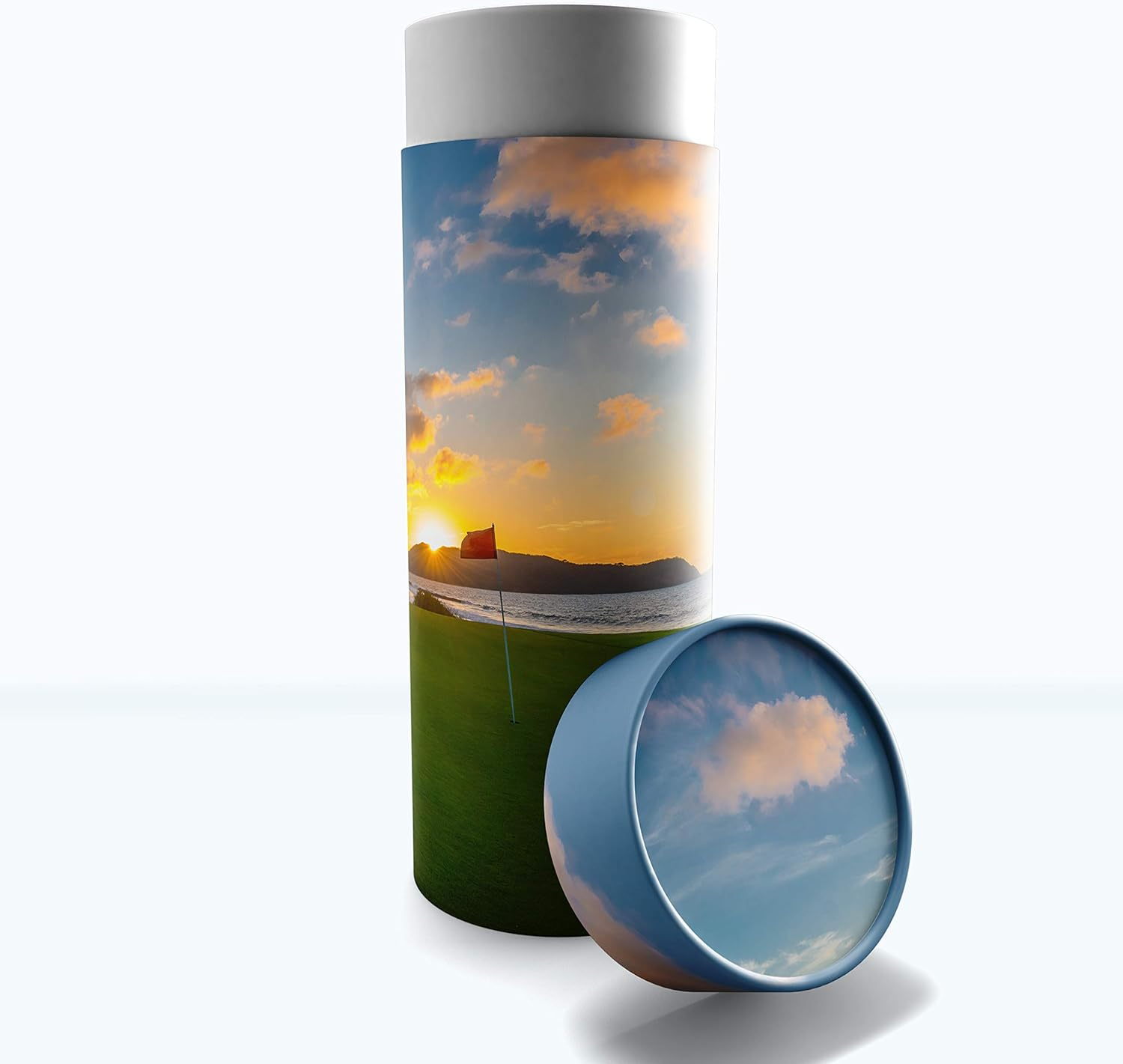 Fairway to Heaven Scattering Tubes for Human Ashes TSA Approved Scattering Urn and Eco-Friendly Biodegradable Urns for Human Ashes & Biodegradable Urn for Burial at Sea