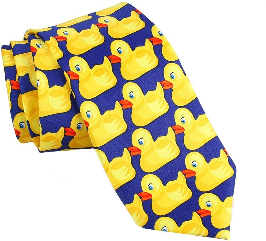 Foetest Cloth Accessay Cosplay Bow Tie Yellow Duck Necktie Business Suit Tie Neckwear Accessories Show Wedding Tie, Yellow, Large image number 5