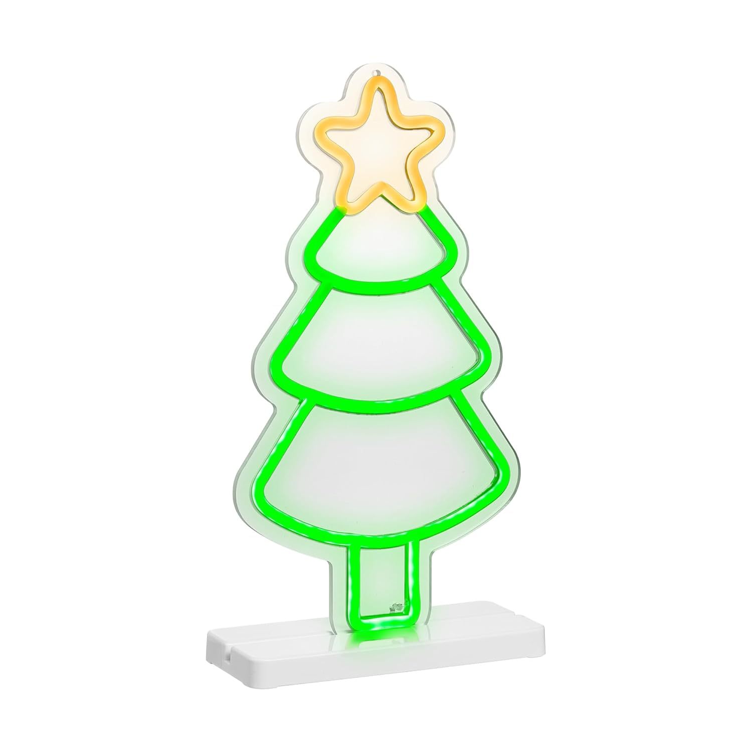 Idena 31896 LED Neon Christmas Tree Figurine, Approx. 18 X 8 X 37 Cm, Neon Sign with 151 SMD Leds, Indoor Christmas Decoration, with Power Supply and 3 M Power Cable image number 3