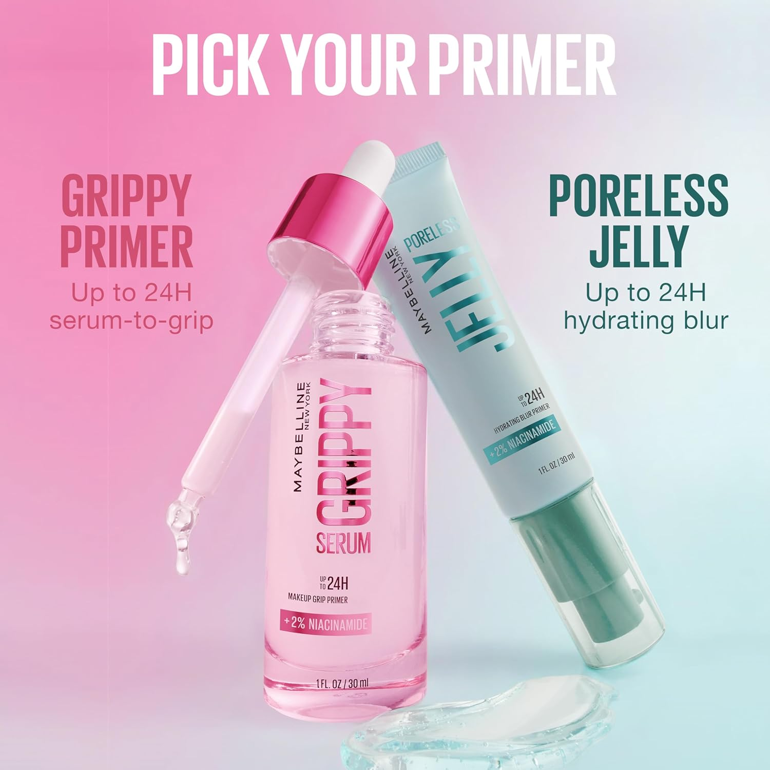 Maybelline Grippy Serum Makeup Primer 30 Ml