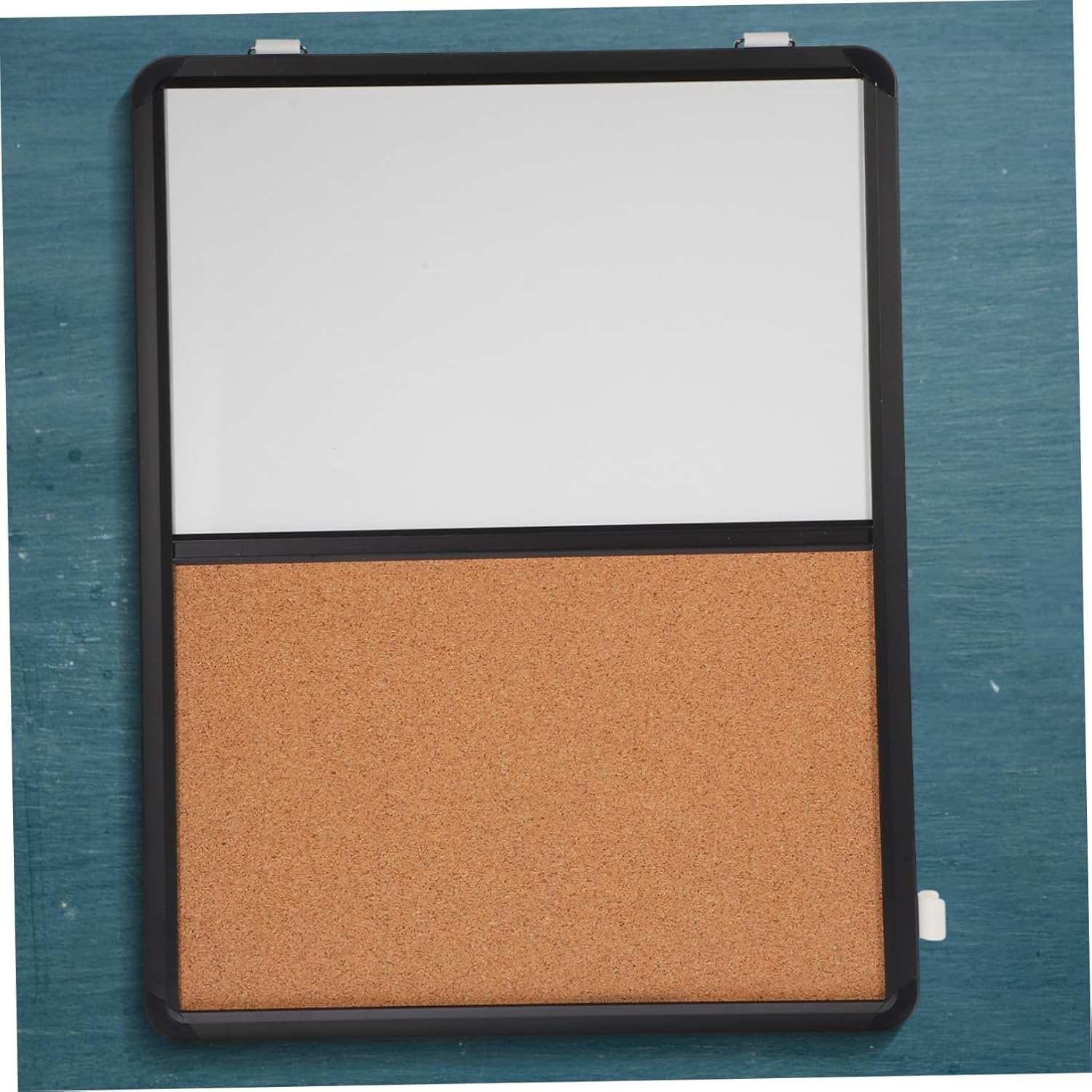 Tofficu Office Cork Board Memo Board Wall-Mounted Cork and Whiteboard Combination for Notes Photos Memos and Reminders Desktop Decor and Workspace Organizer image number 3