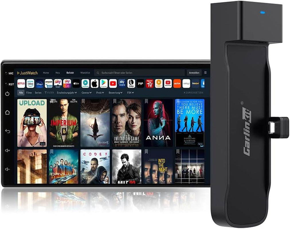 Carlinkit 2025 Firedrive Link, Car TV HDMI Adapter, Car TV Mate, Car Hdml Multimedia Adapter Design for TV Stick, Convert Wired Carplay to HDMI for TV Stick Streaming, Only Fit for OEM Carplay Cars image number 1