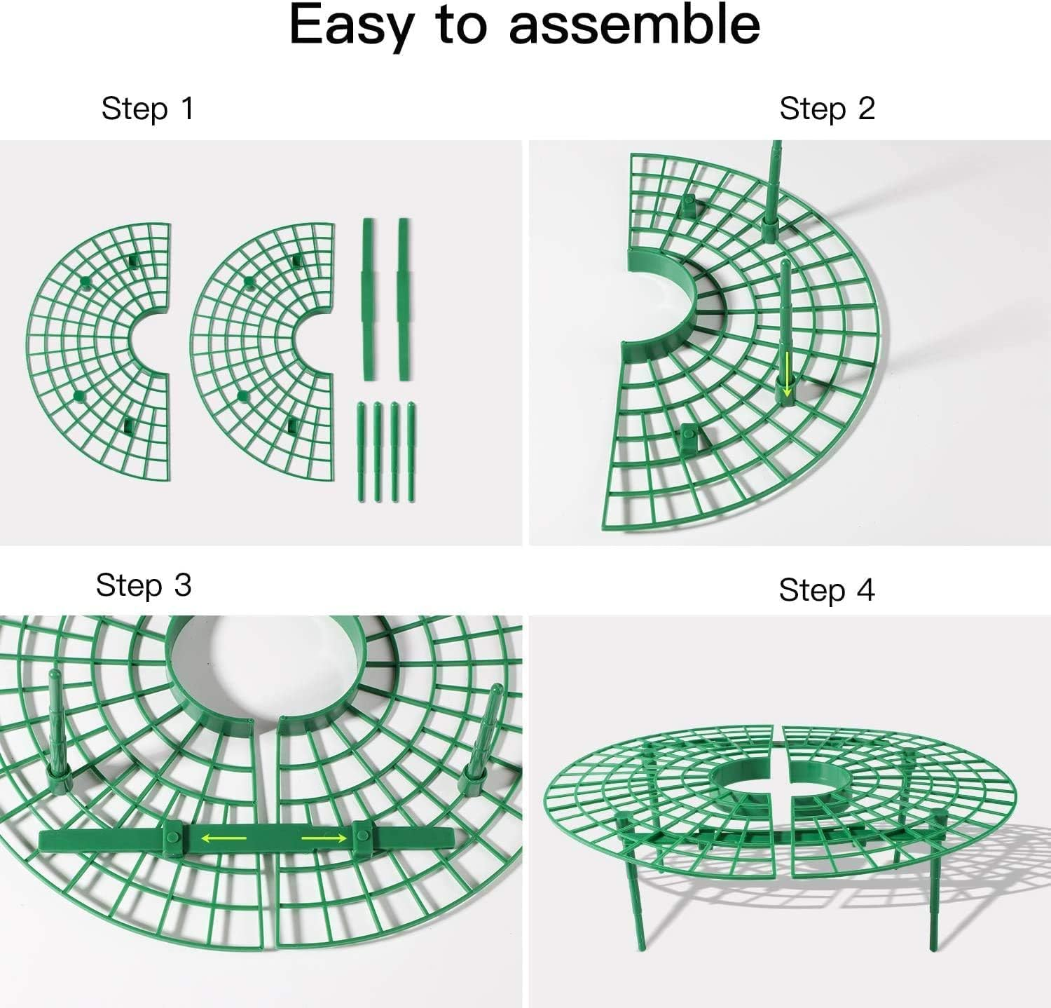 10 Pack Strawberry Plant Stand - Large Strawberry Planting Frame to Keep Garden Strawberries Clean, Detachable Plant Stand to Keep Garden Strawberries Clean image number 6