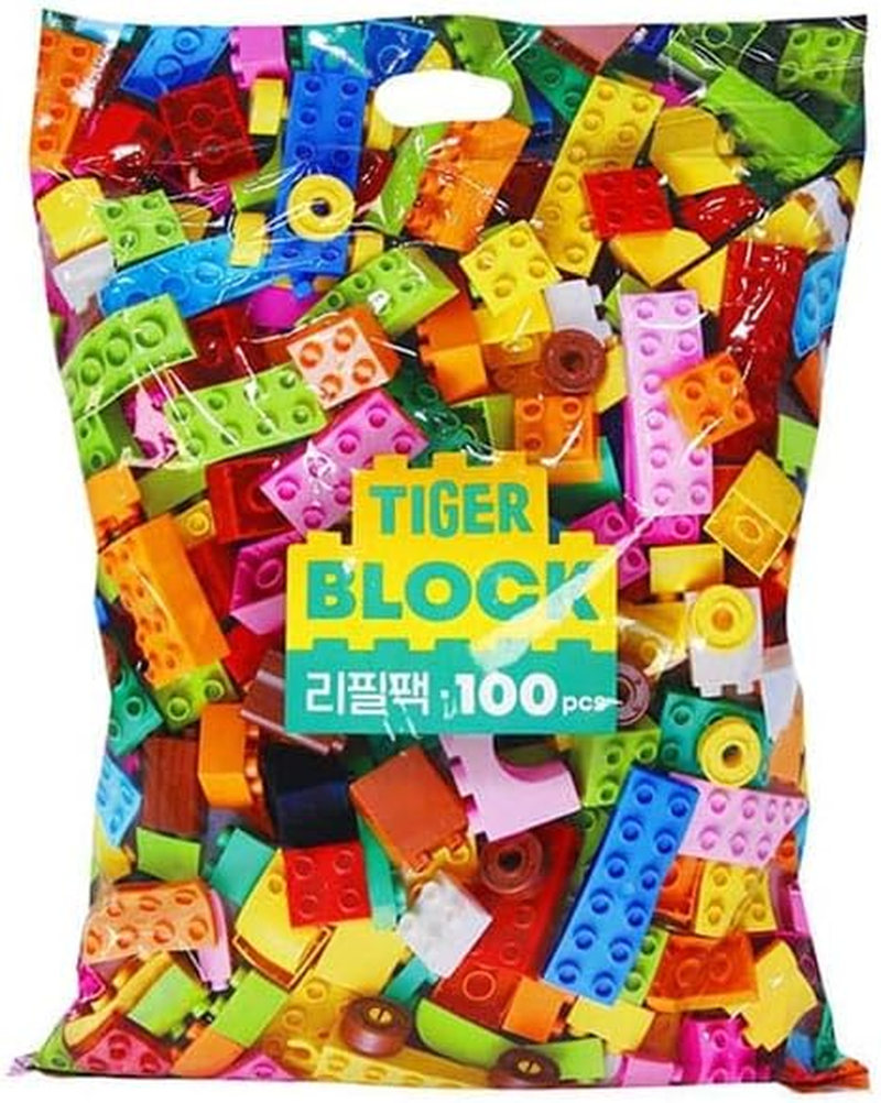 My Little Tiger TYMYLB02500175017 My Little Tiger Block Pack, 100 Pieces image number 1