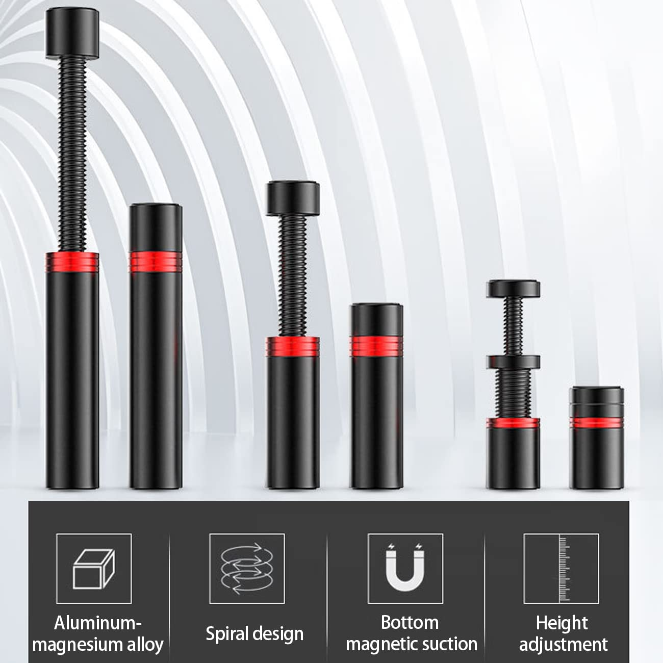 Graphics Card GPU Support Bracket, Adjustable Height GPU Sag Bracket with Magnet and Non-Slip Sheet, GPU Brace for Prevent Universal VGA Graphics Card Sag (Holder Mini) image number 3