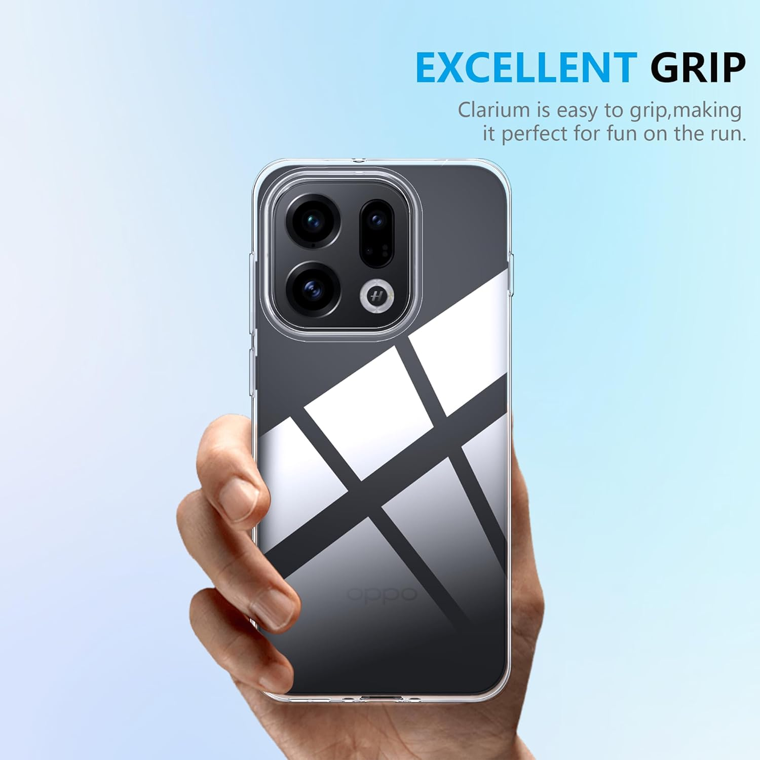 Effcotuo Case for Oppo Find X9 Cover with 2 Pieces Screen Protector for Tempered Glass Screen Protector Transparent Mobile Phone Case Transparent Silicone TPU Protective Case image number 4